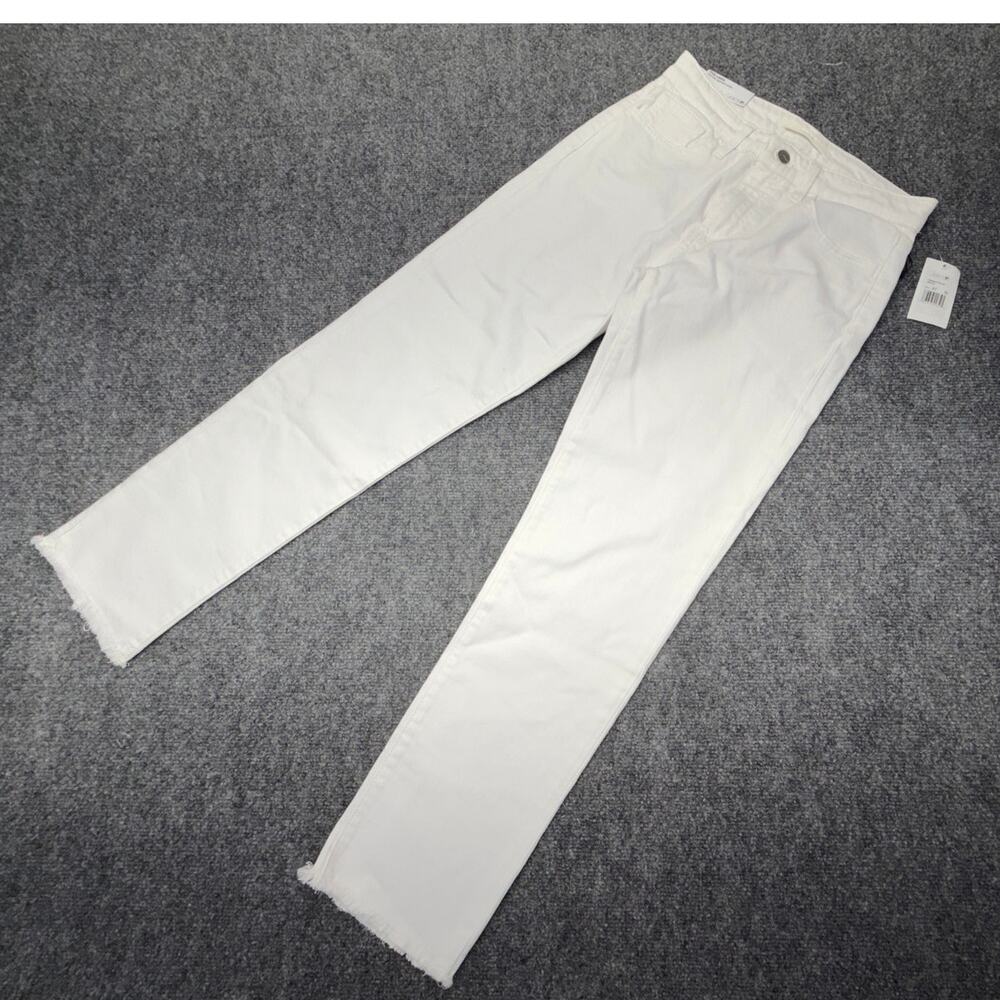 Joe's Jeans The Lara Women's 27 White Mid Rise Cigarette Ankle NWT NEW